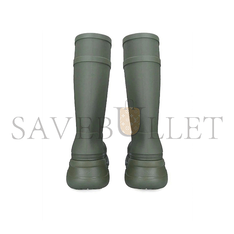 ba1en*iaga Cr0c5 rubber boots in grey 677388w1s8e9000